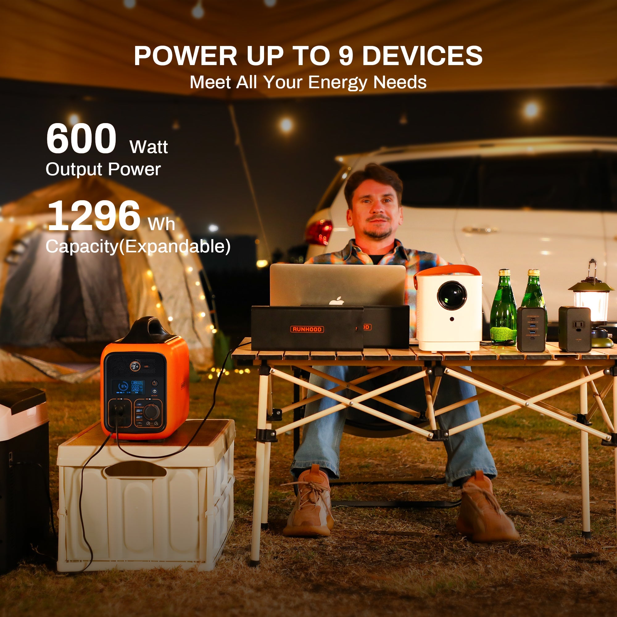 RALLYE 600 MAX(1296Wh/600W. Portable Power Station ）